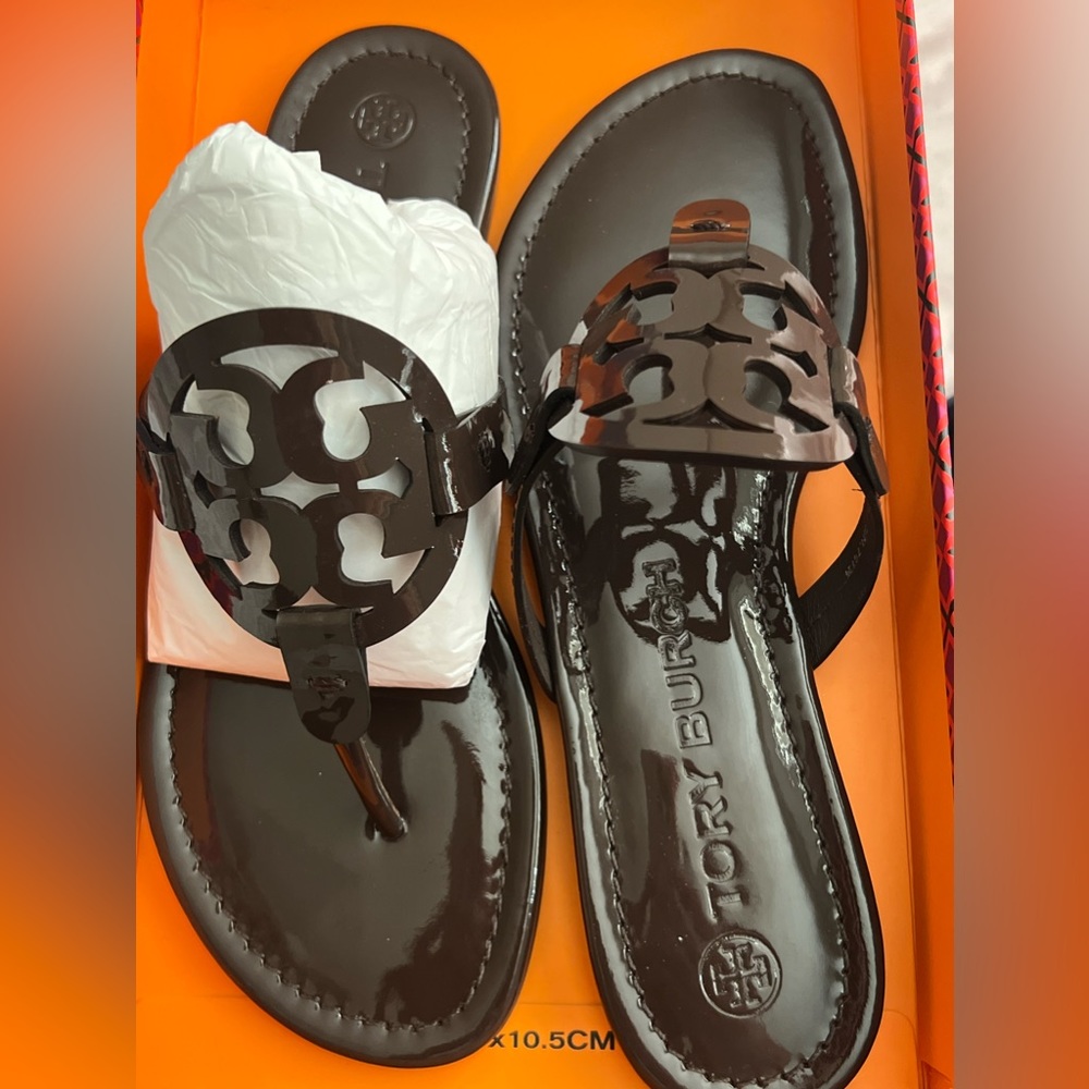 Tory Burch Patent Leather Miller